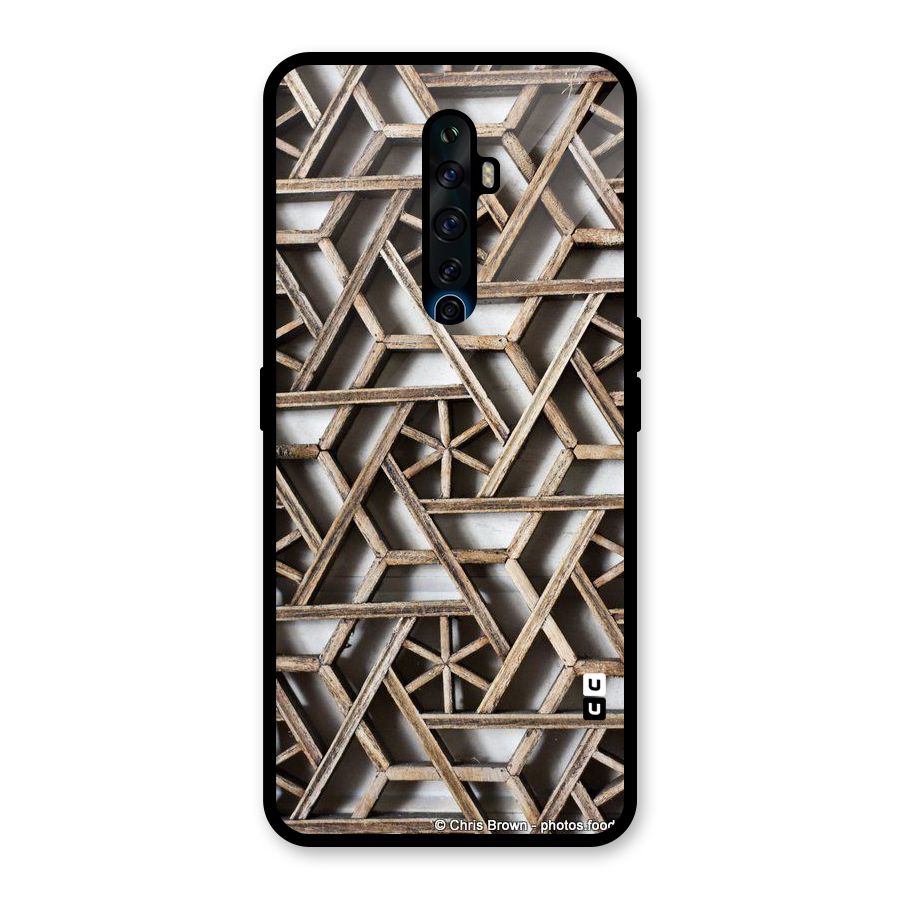 Wheel Design Glass Back Case for Oppo Reno2 F