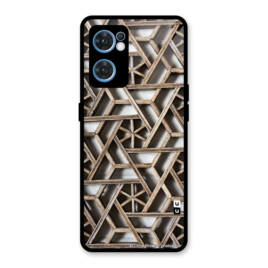Wheel Design Glass Back Case for Oppo Reno7 5G