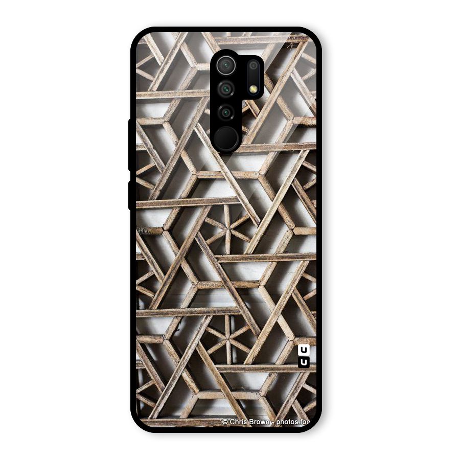 Wheel Design Glass Back Case for Poco M2