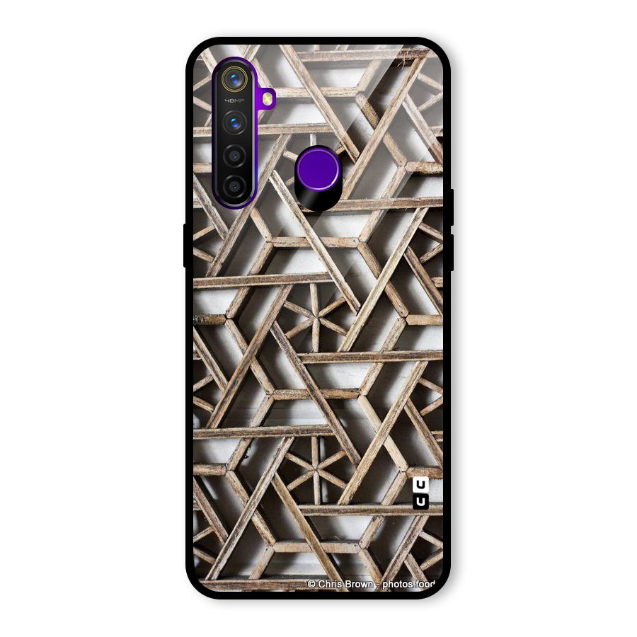 Wheel Design Glass Back Case for Realme 5 Pro