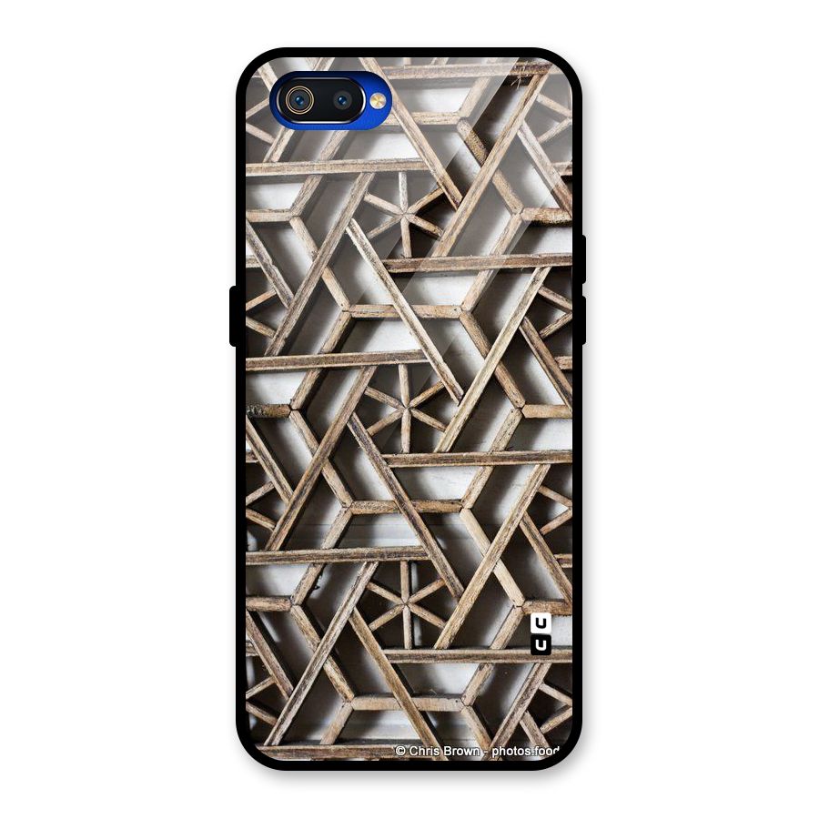 Wheel Design Glass Back Case for Realme C2
