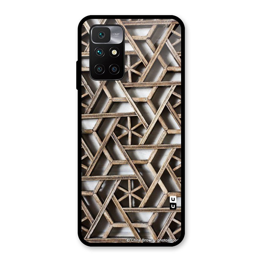 Wheel Design Glass Back Case for Redmi 10 Prime