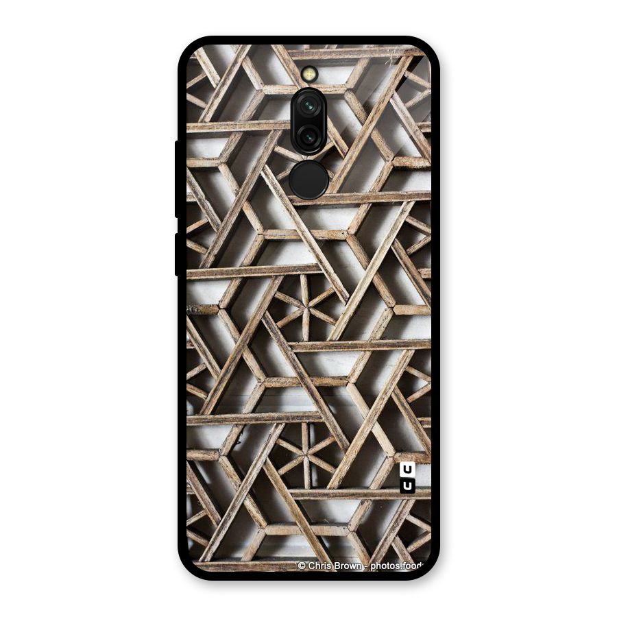 Wheel Design Glass Back Case for Redmi 8