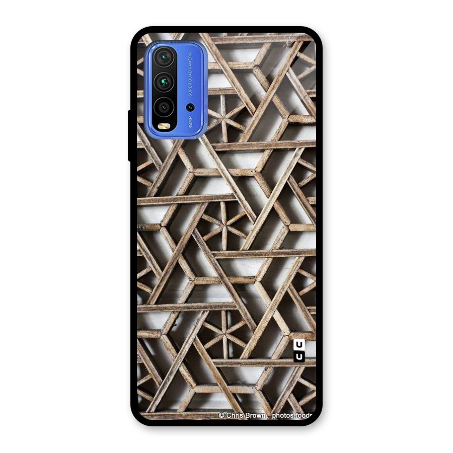 Wheel Design Glass Back Case for Redmi 9 Power