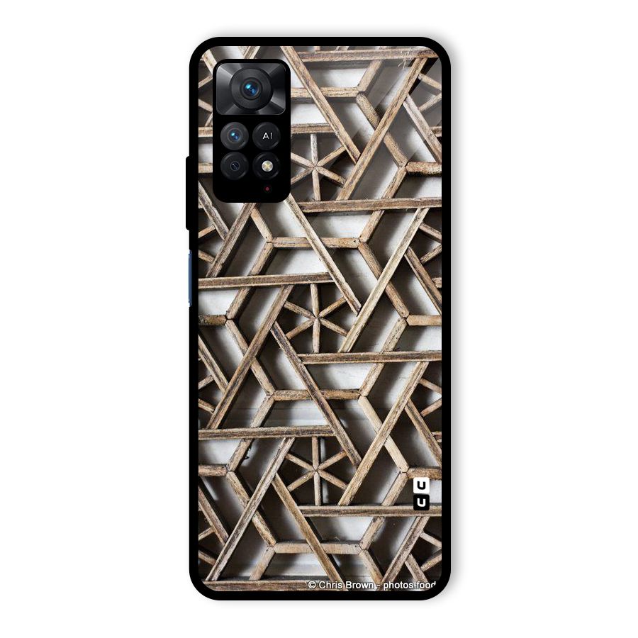 Wheel Design Glass Back Case for Redmi Note 11 Pro