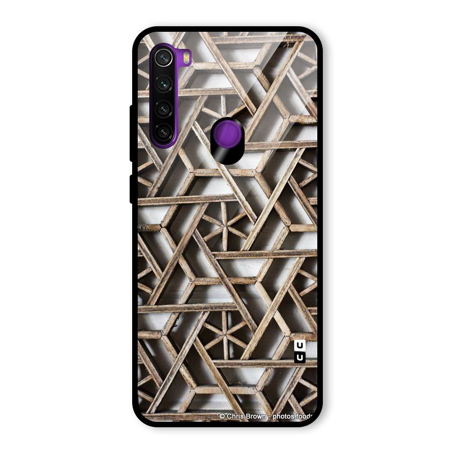 Wheel Design Glass Back Case for Redmi Note 8