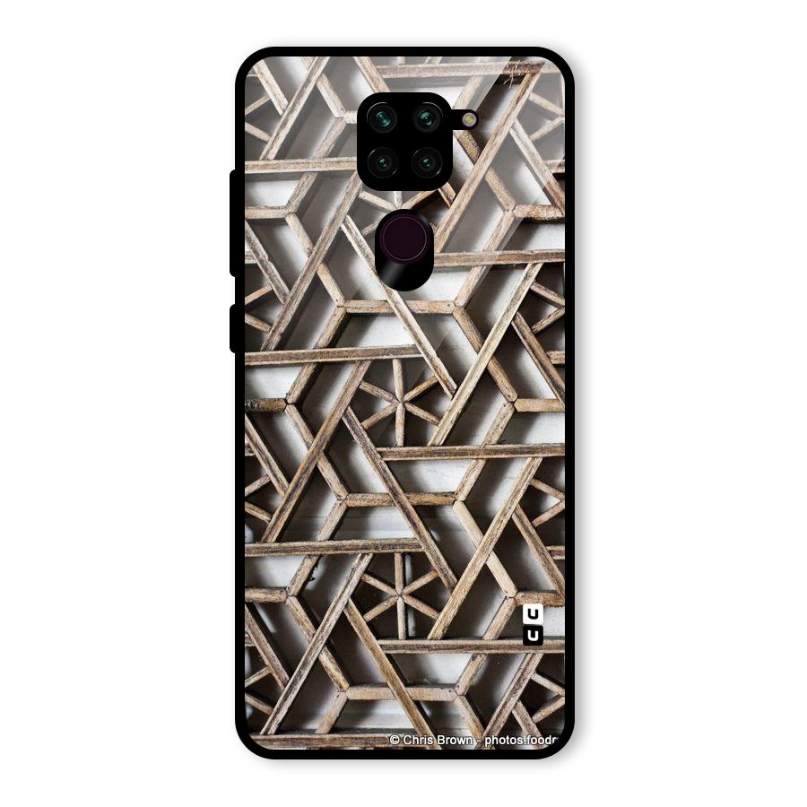 Wheel Design Glass Back Case for Redmi Note 9
