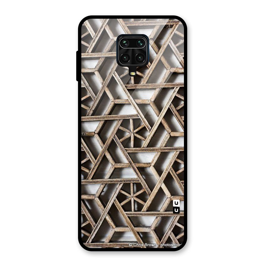 Wheel Design Glass Back Case for Redmi Note 9 Pro