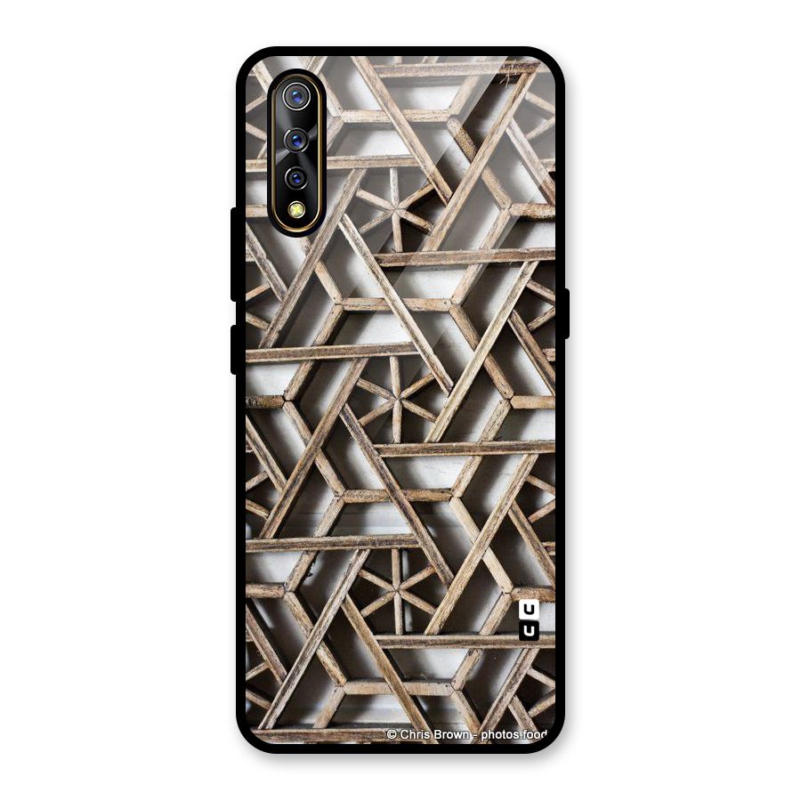 Wheel Design Glass Back Case for Vivo S1