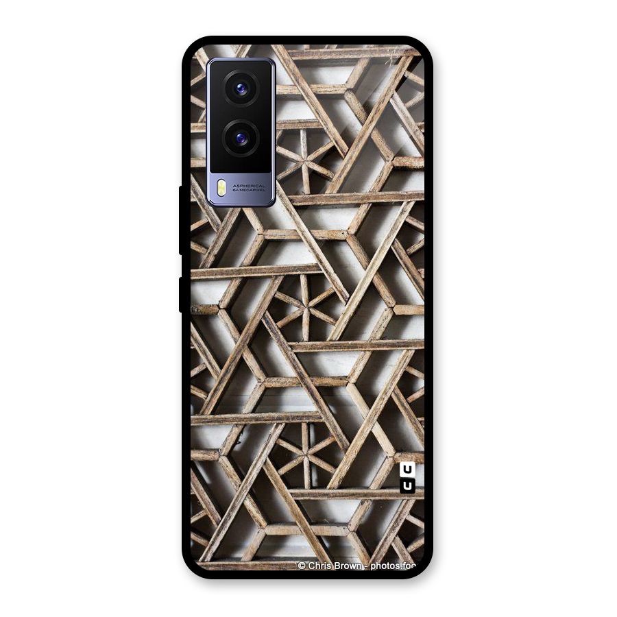 Wheel Design Glass Back Case for Vivo V21e 5G