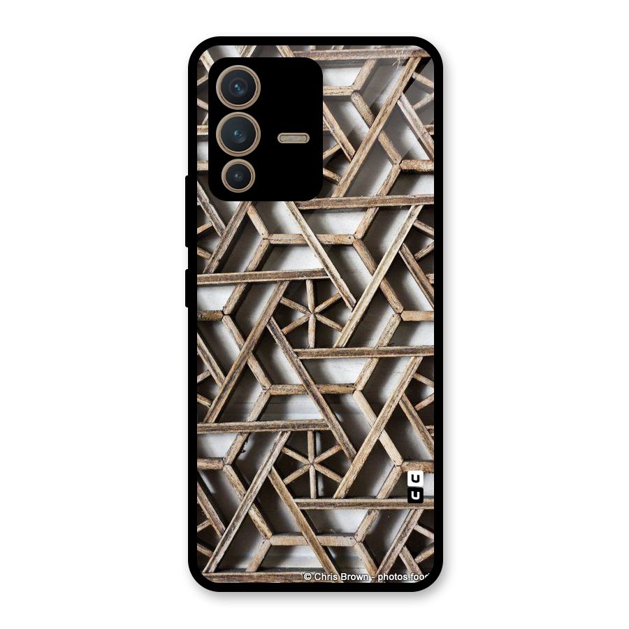 Wheel Design Glass Back Case for Vivo V23 5G
