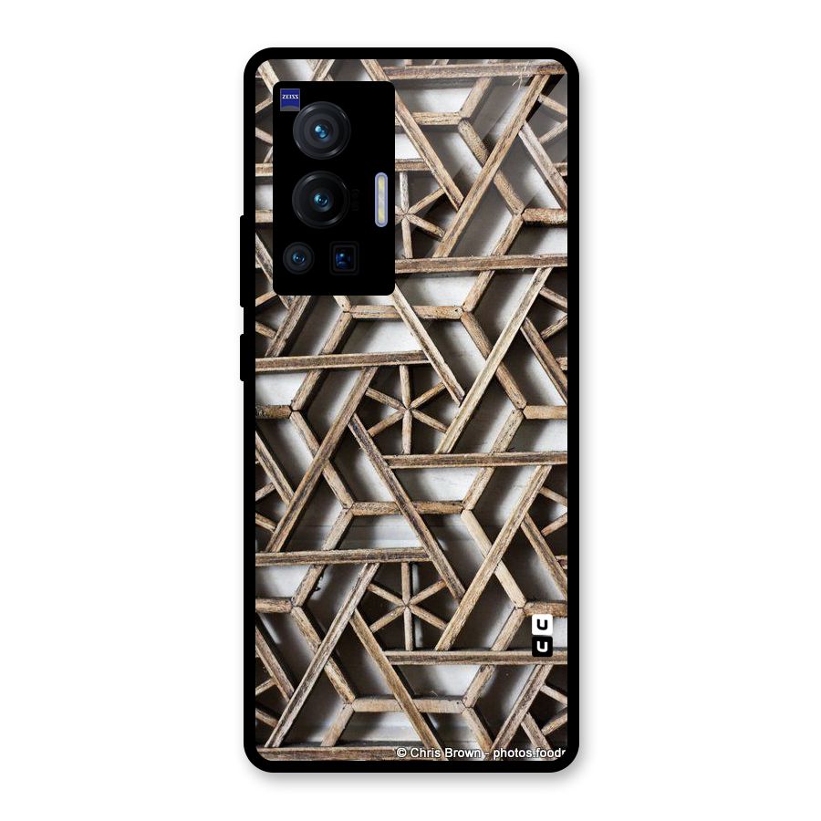 Wheel Design Glass Back Case for Vivo X70 Pro