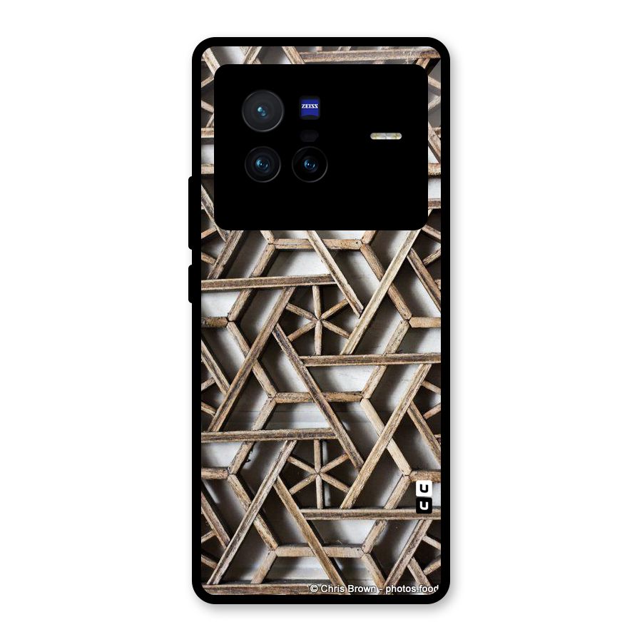 Wheel Design Glass Back Case for Vivo X80