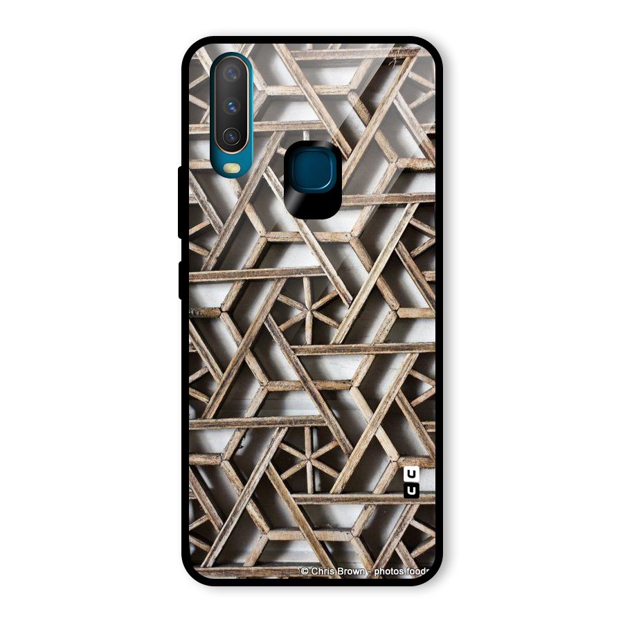 Wheel Design Glass Back Case for Vivo Y12