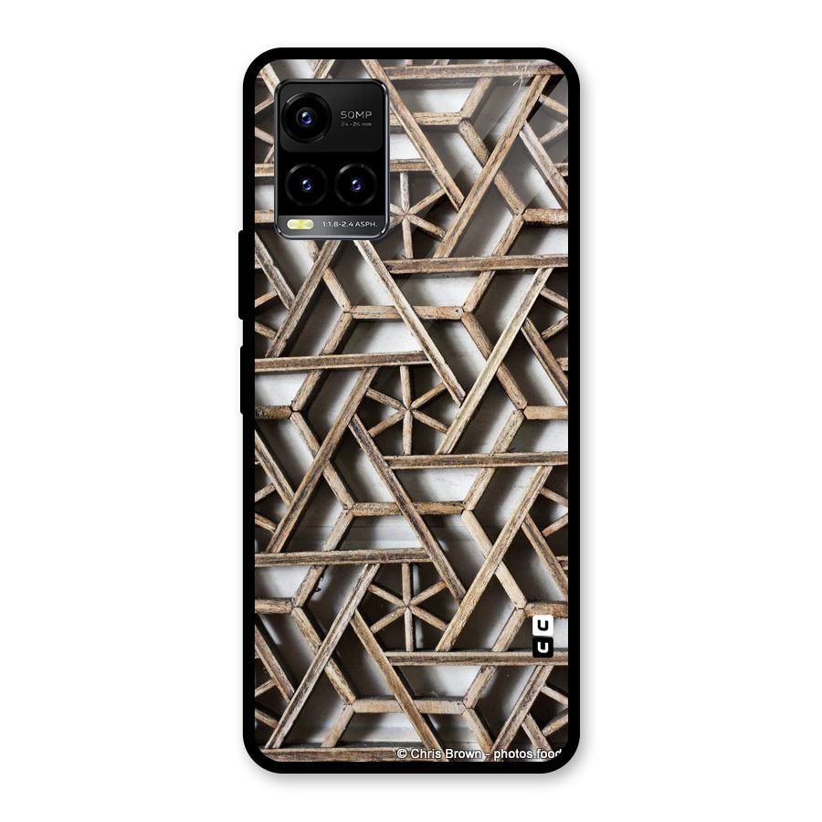 Wheel Design Glass Back Case for Vivo Y21T