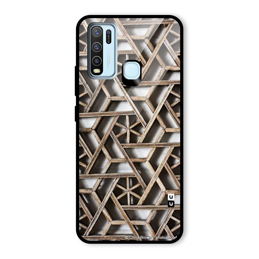 Wheel Design Glass Back Case for Vivo Y30