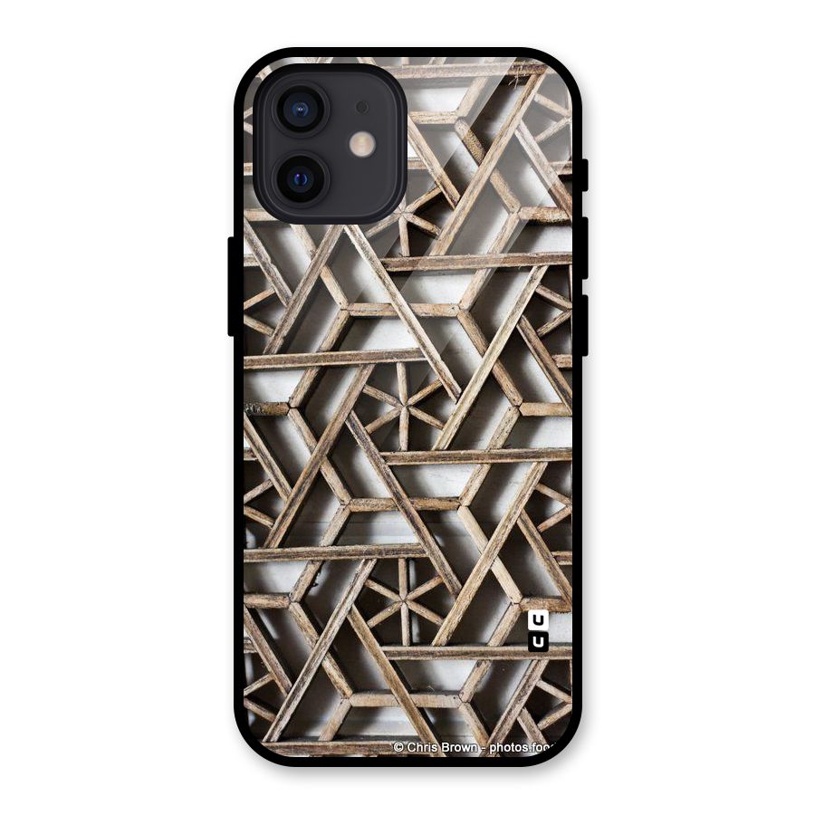 Wheel Design Glass Back Case for iPhone 12