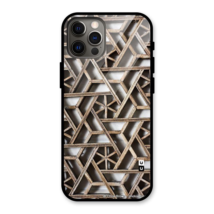 Wheel Design Glass Back Case for iPhone 12 Pro