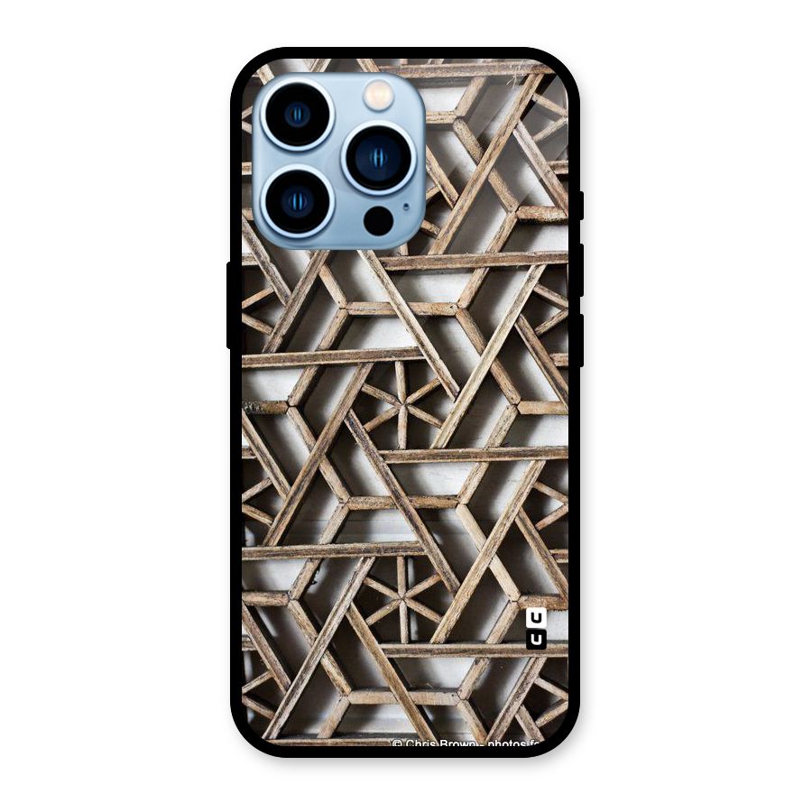 Wheel Design Glass Back Case for iPhone 13 Pro