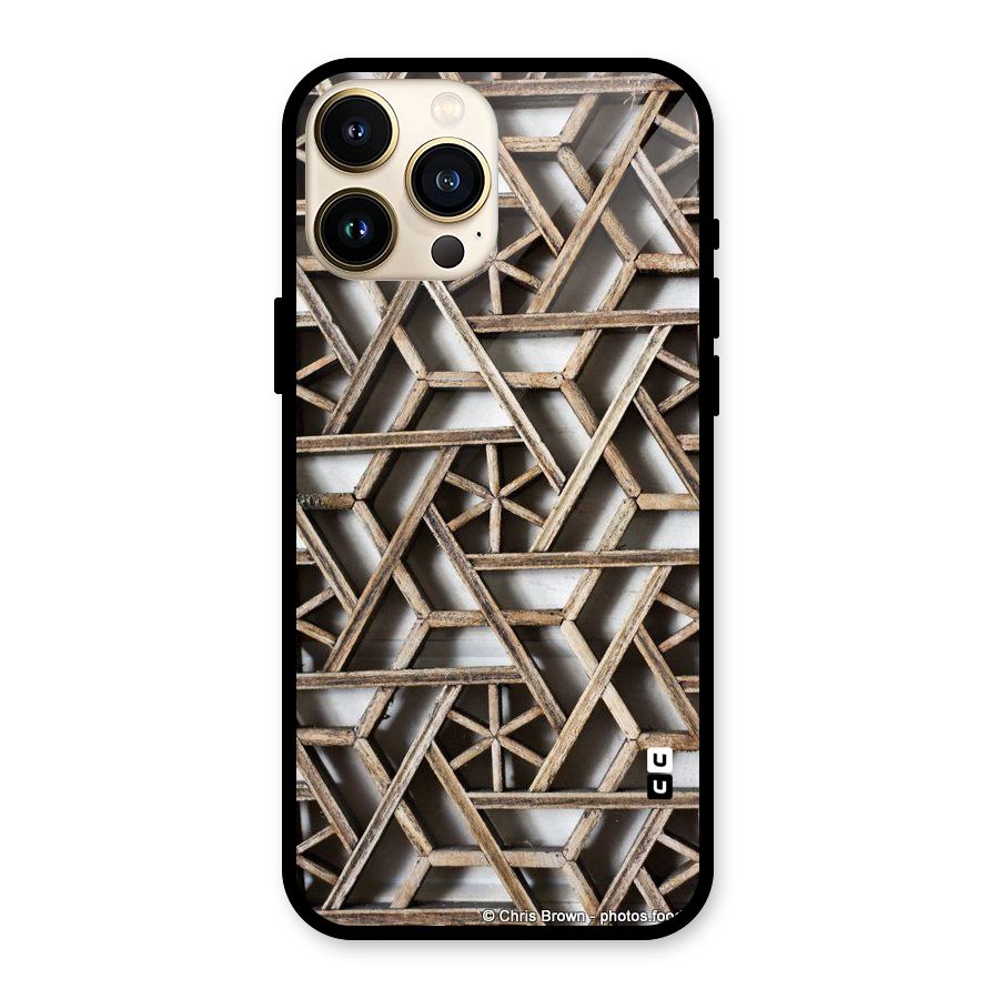 Wheel Design Glass Back Case for iPhone 13 Pro Max