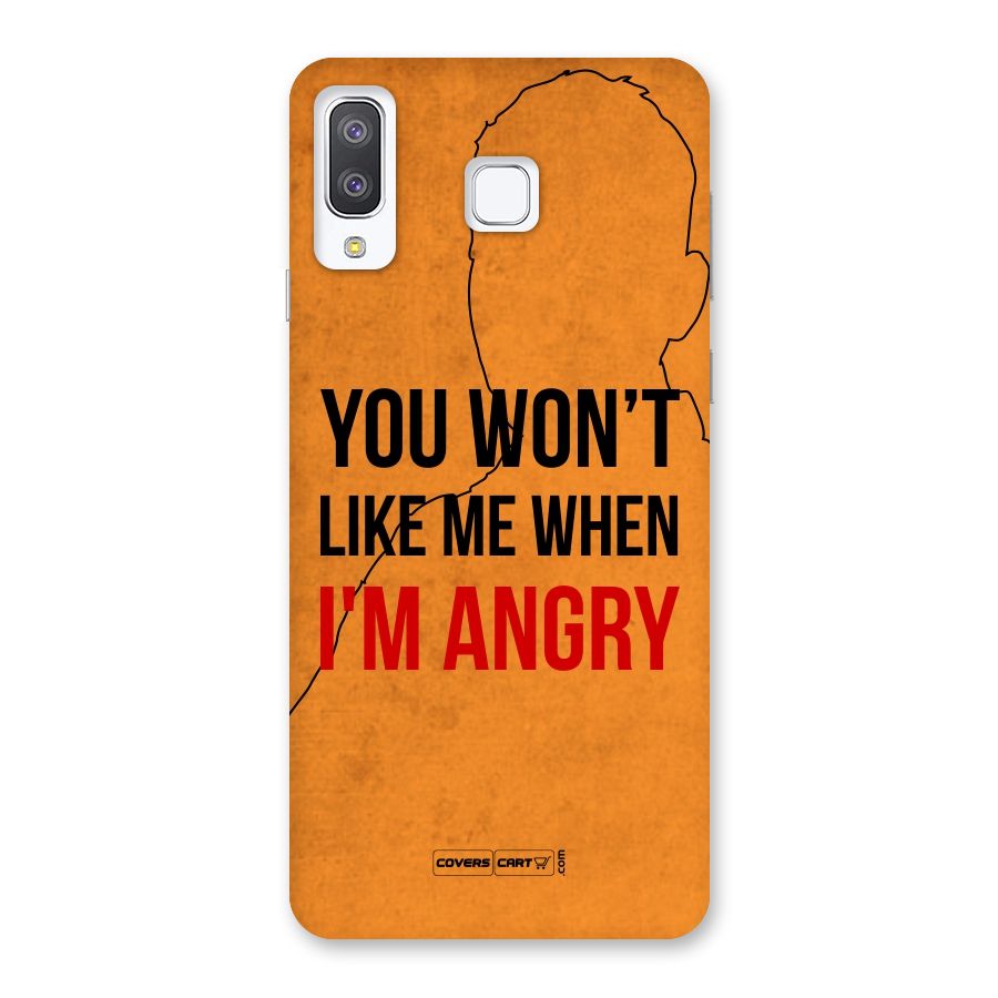 When I M Angry Back Case for Galaxy A8 Star