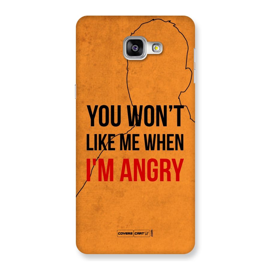 When I M Angry Back Case for Galaxy A9