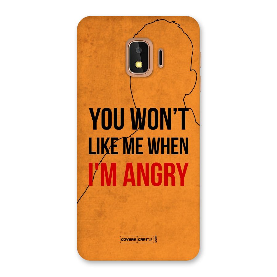 When I M Angry Back Case for Galaxy J2 Core
