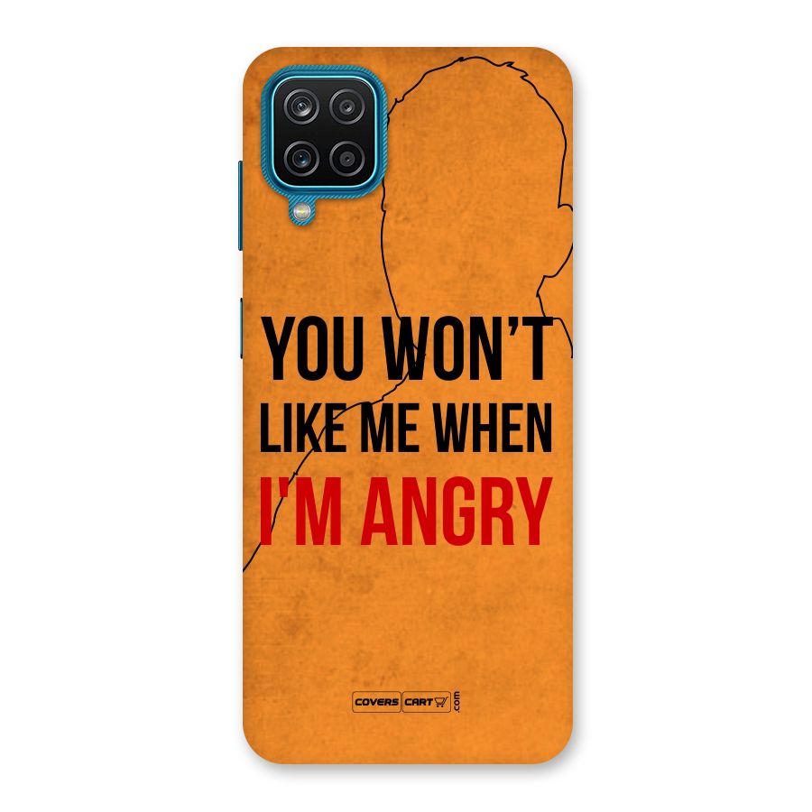 When I M Angry Back Case for Galaxy M12