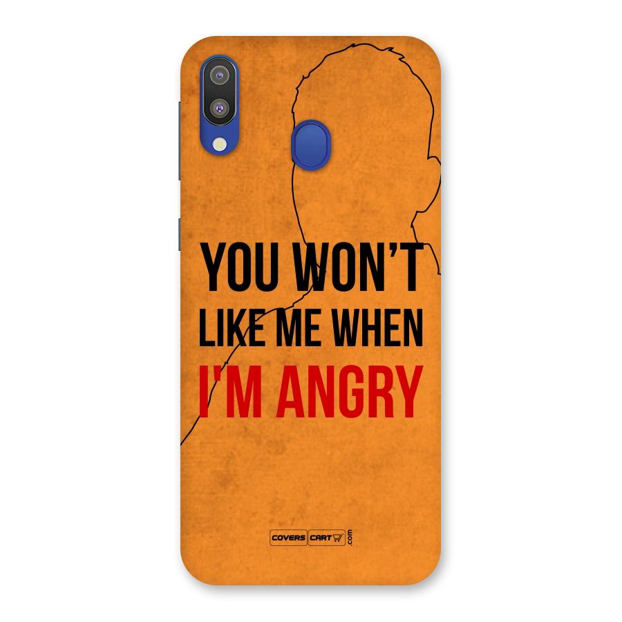 When I M Angry Back Case for Galaxy M20