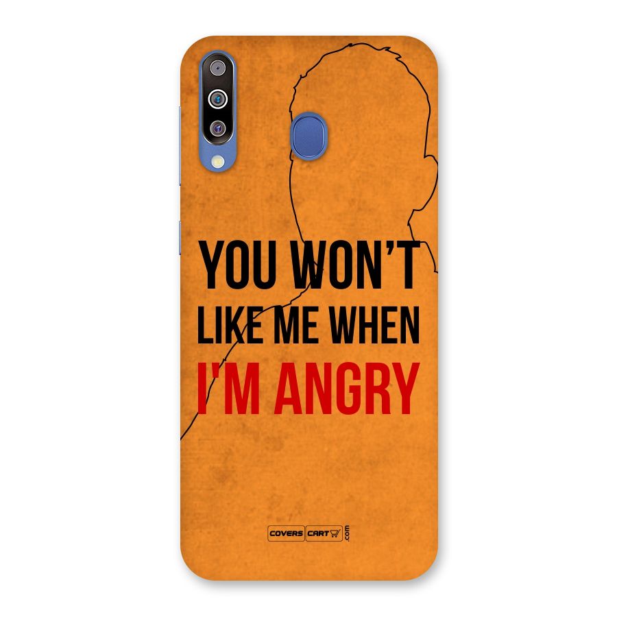 When I M Angry Back Case for Galaxy M30
