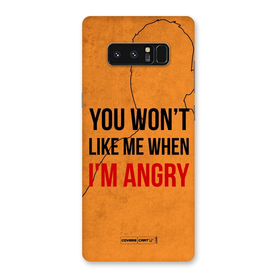 When I M Angry Back Case for Galaxy Note 8