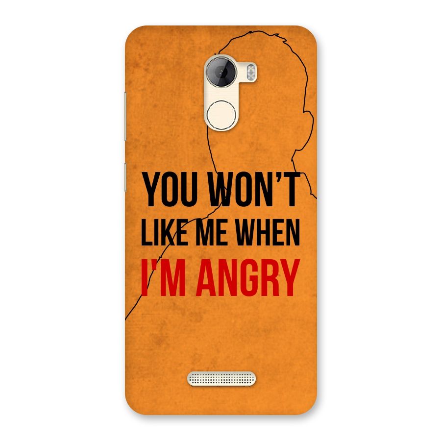 When I M Angry Back Case for Gionee A1 LIte