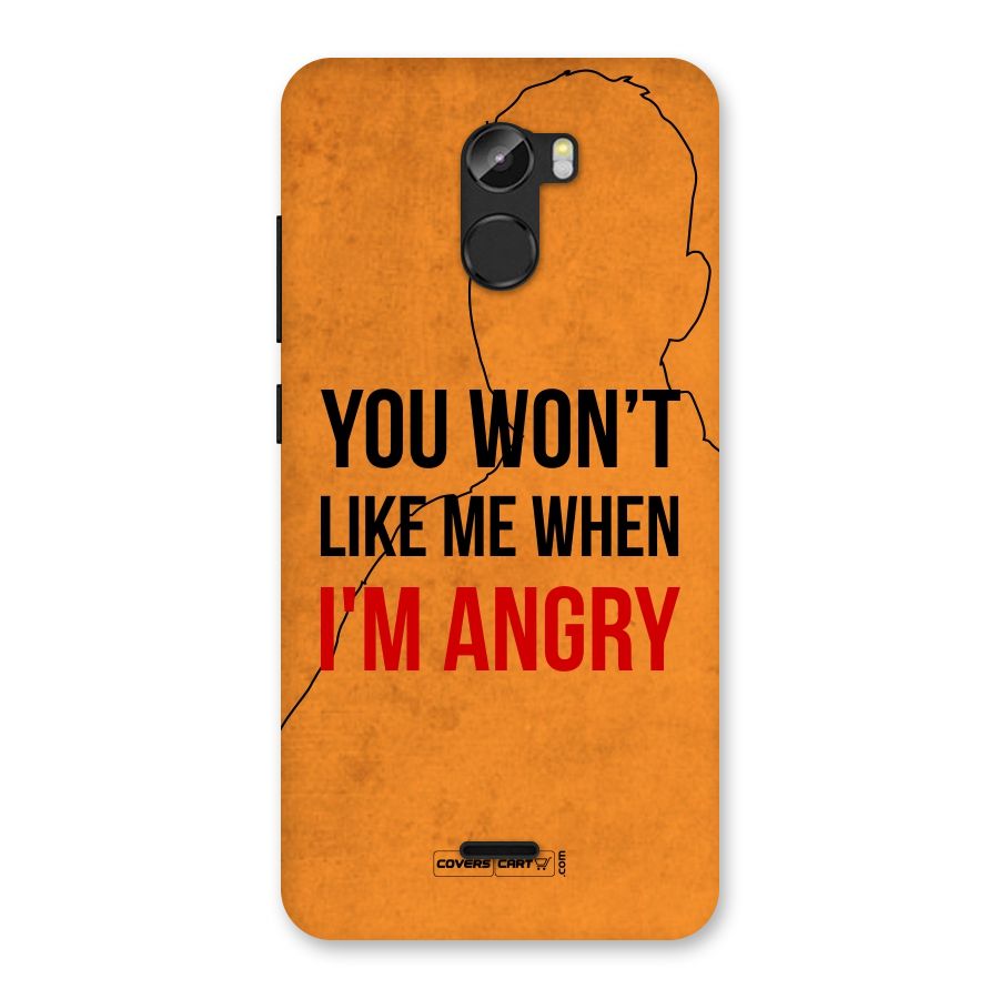 When I M Angry Back Case for Gionee X1
