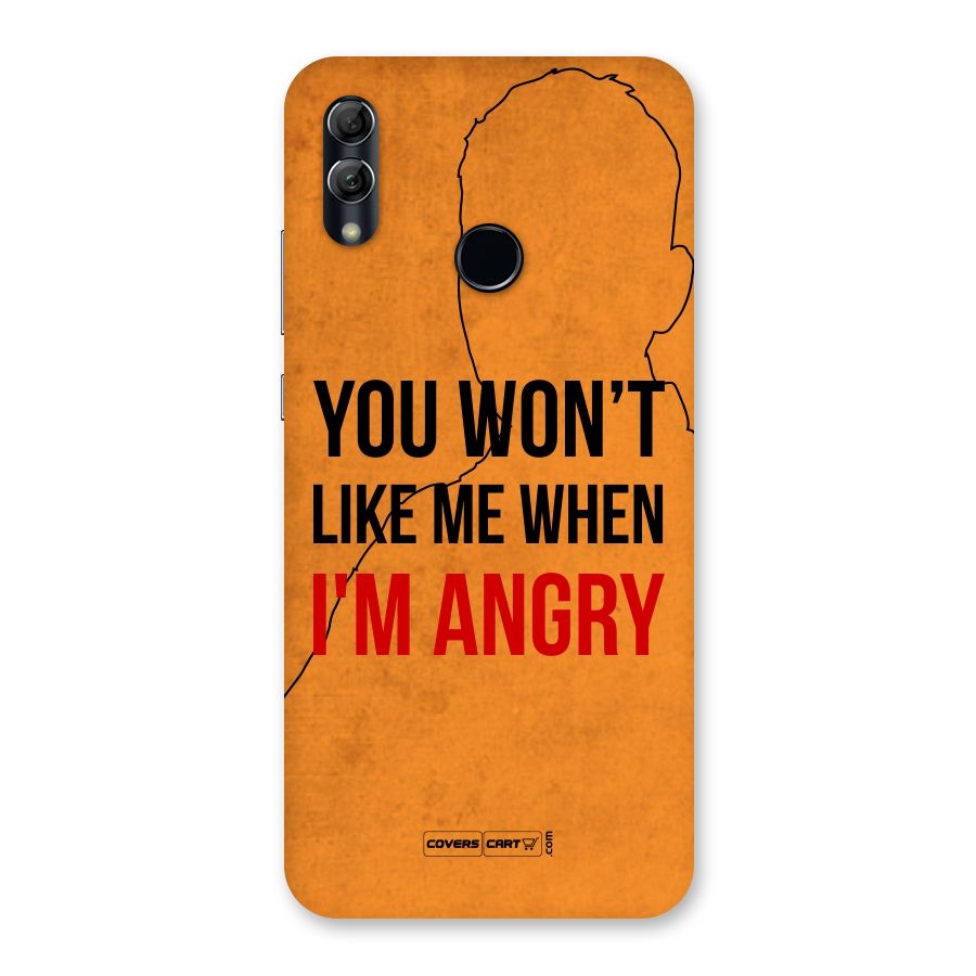 When I M Angry Back Case for Honor 10 Lite