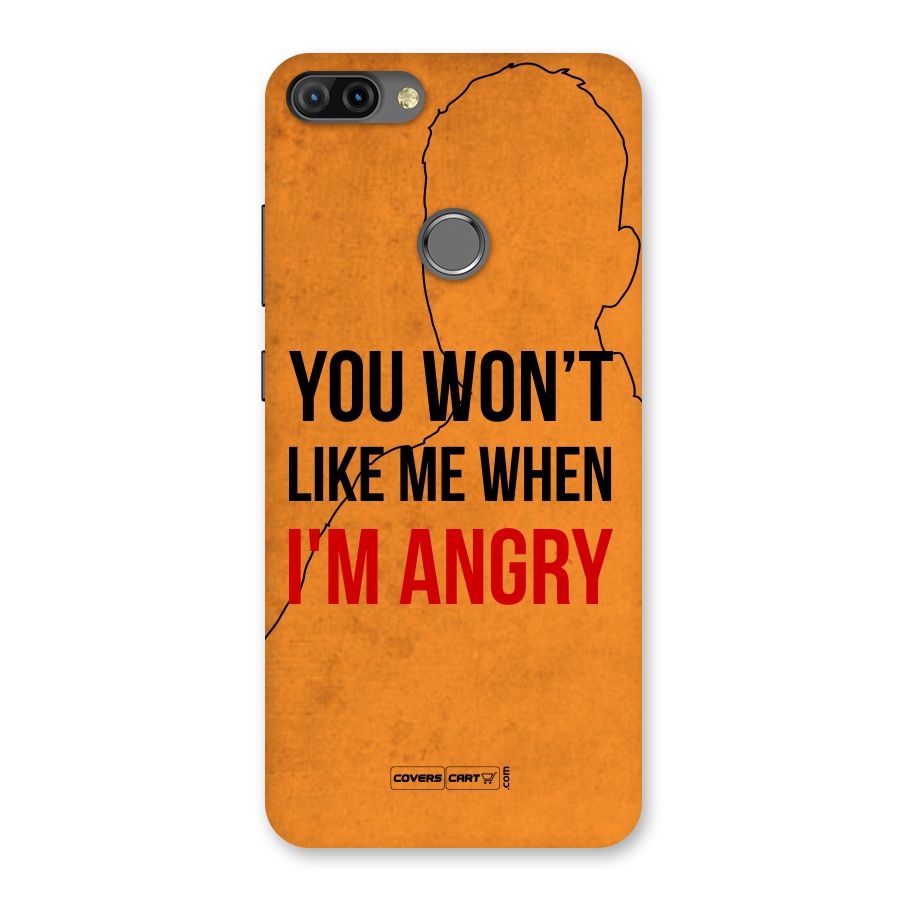 When I M Angry Back Case for Infinix Hot 6 Pro