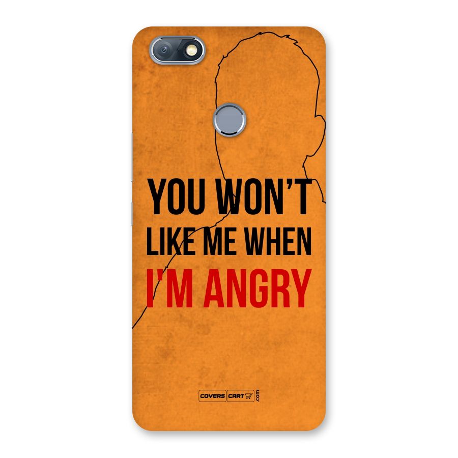 When I M Angry Back Case for Infinix Note 5