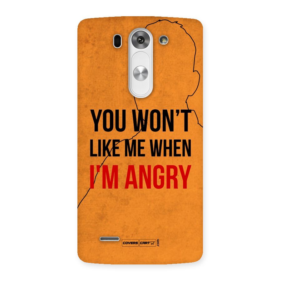 When I M Angry Back Case for LG G3 Mini