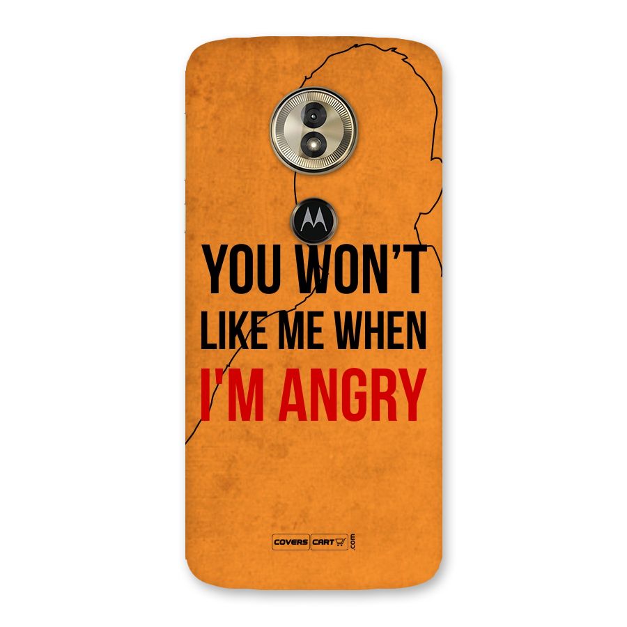 When I M Angry Back Case for Moto G6 Play