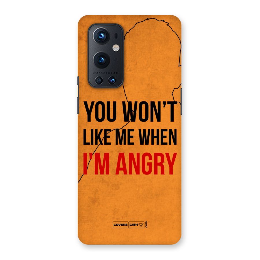 When I M Angry Back Case for OnePlus 9 Pro