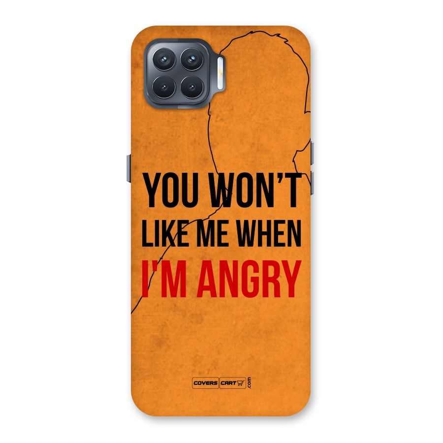When I M Angry Back Case for Oppo F17 Pro