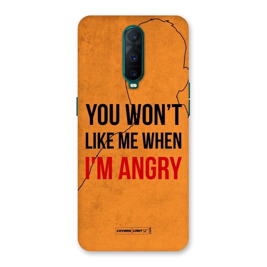 When I M Angry Back Case for Oppo R17 Pro
