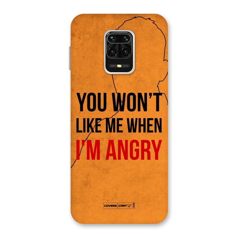 When I M Angry Back Case for Poco M2 Pro