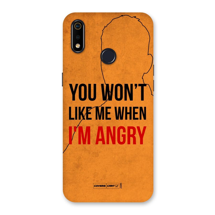 When I M Angry Back Case for Realme 3i