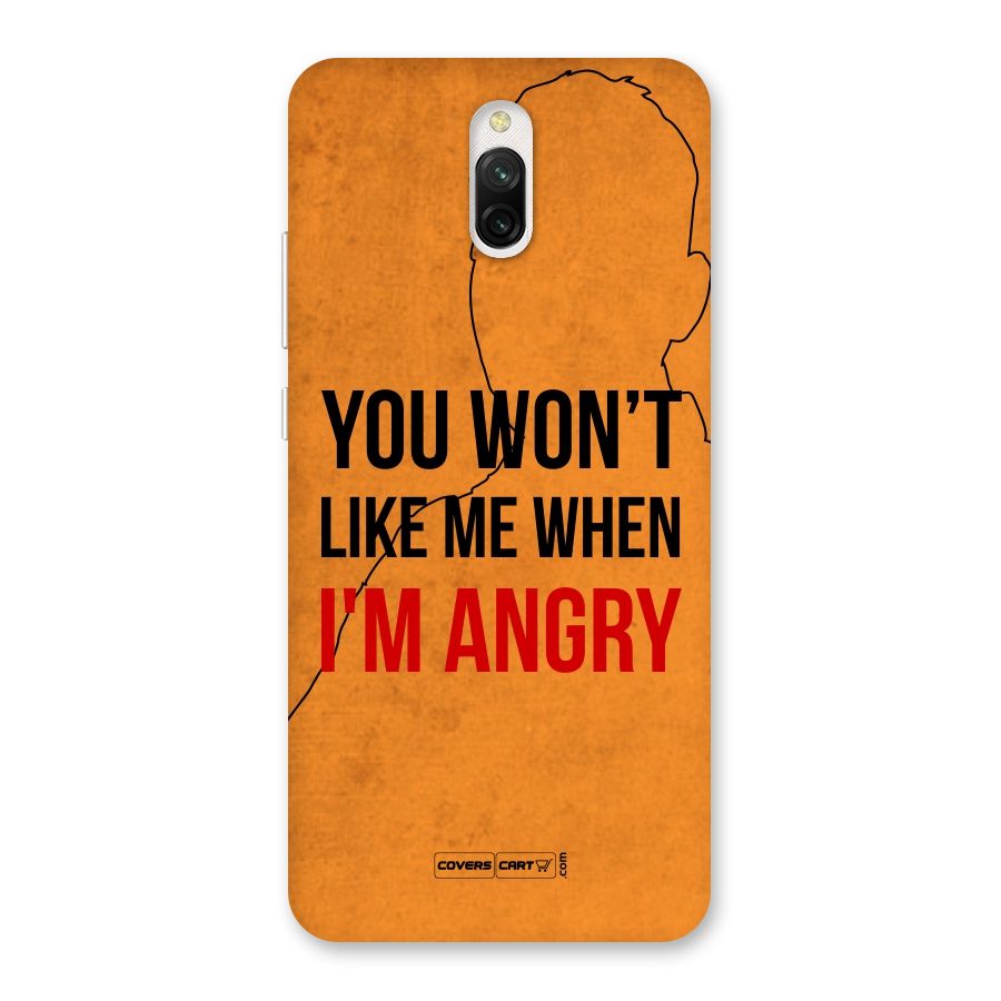 When I M Angry Back Case for Redmi 8A Dual