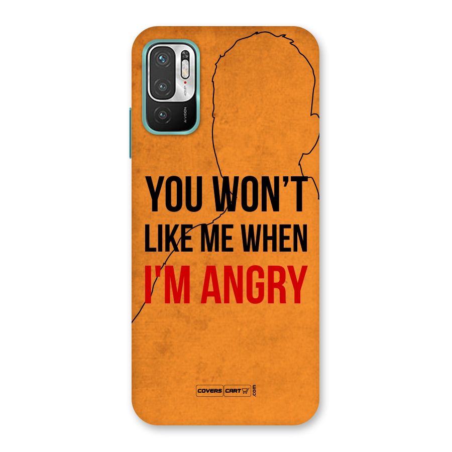 When I M Angry Back Case for Redmi Note 10T 5G