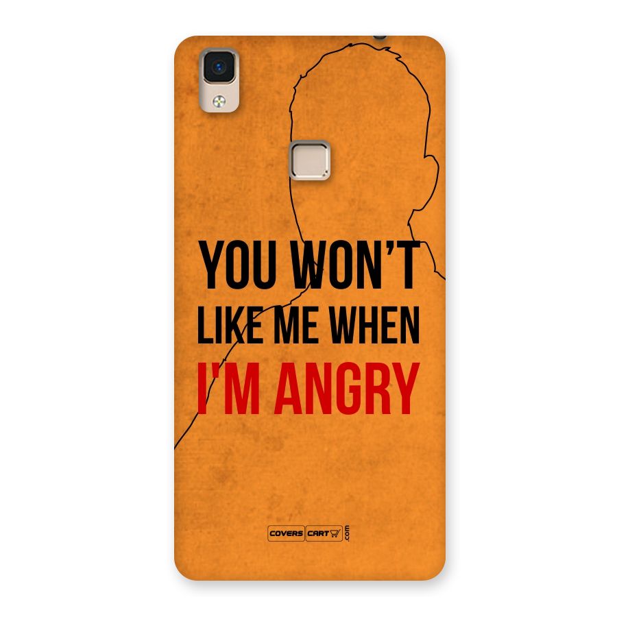When I M Angry Back Case for V3 Max
