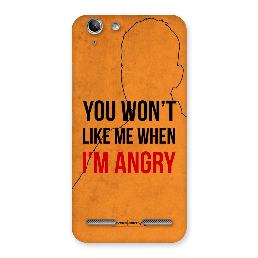 When I M Angry Back Case for Vibe K5