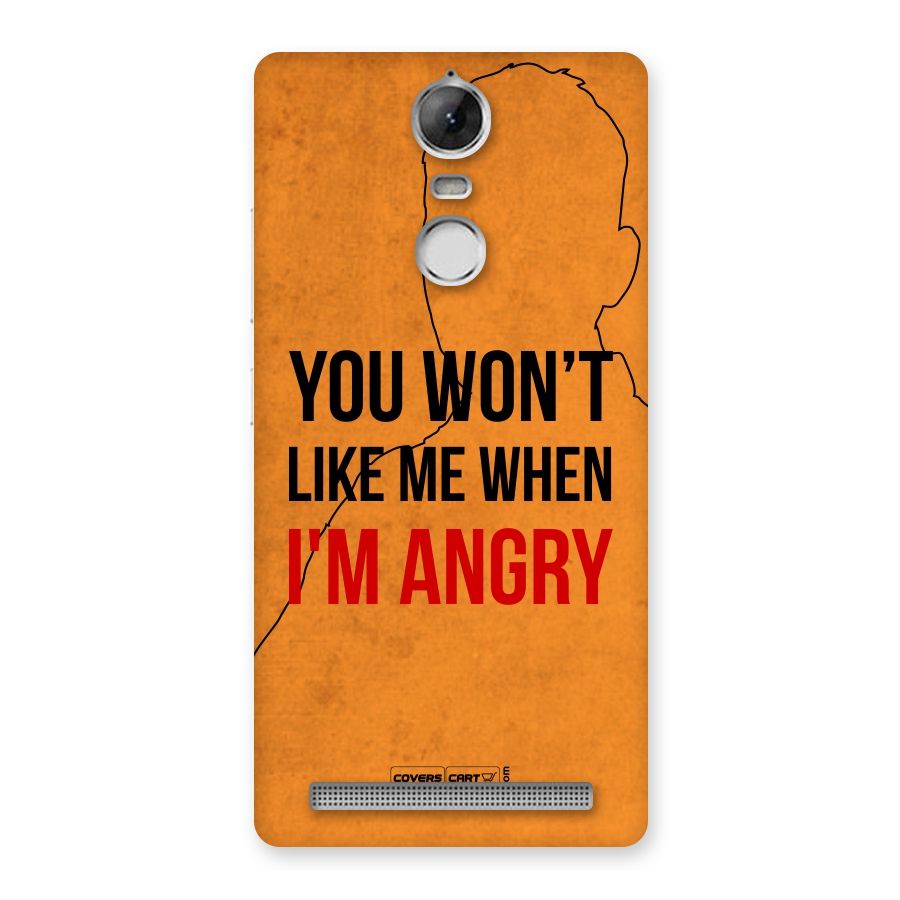 When I M Angry Back Case for Vibe K5 Note