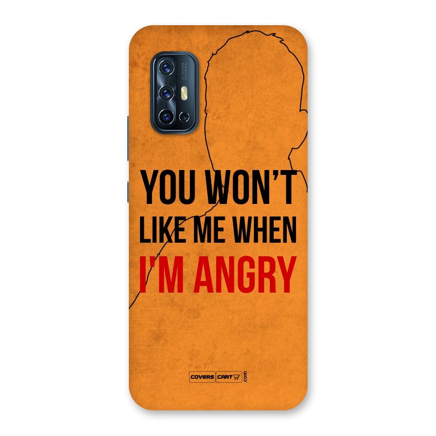 When I M Angry Back Case for Vivo V17