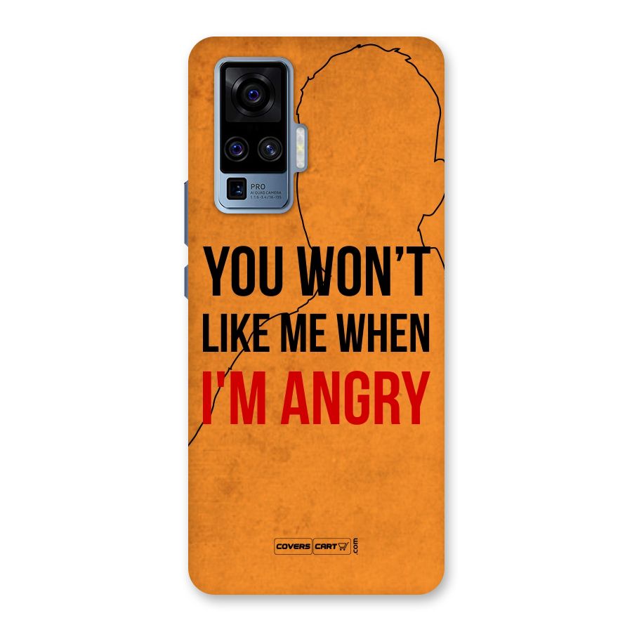 When I M Angry Back Case for Vivo X50 Pro